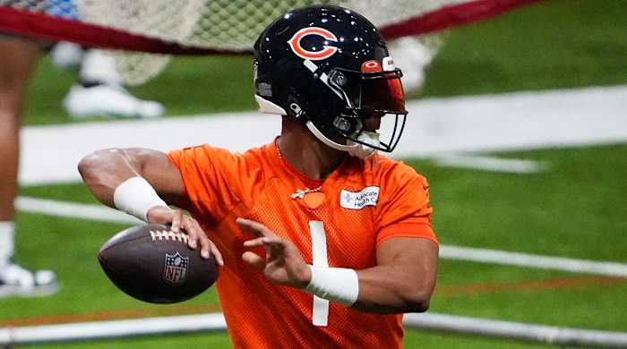 Chicago Bears quarterback Justin Fields